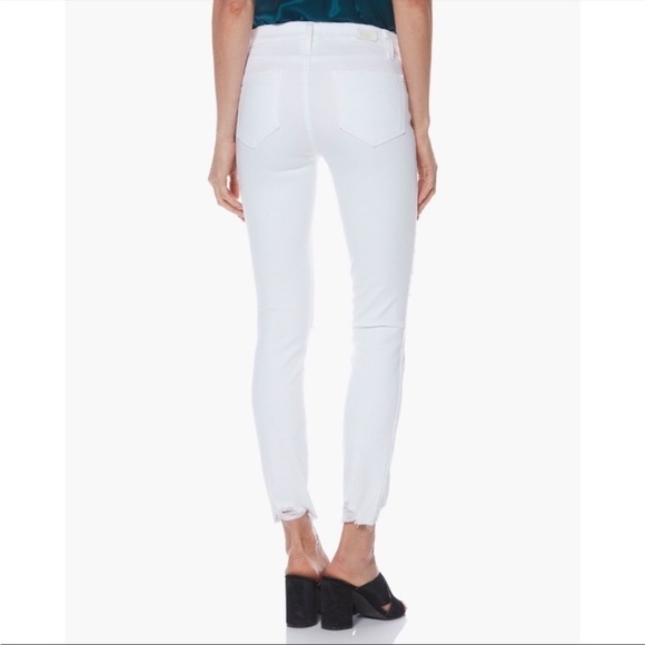 Paige Verdugo Ankle Petite White Destructed 29 - Picture 2 of 7